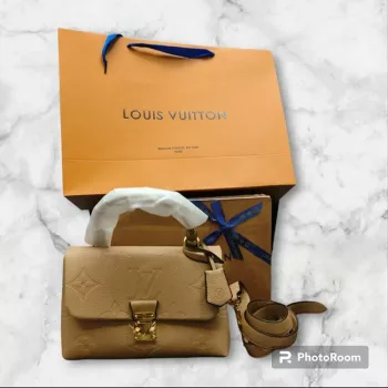 Louis Vuitton LV Madeline BB Handbag with LV Gift Box Carrybag