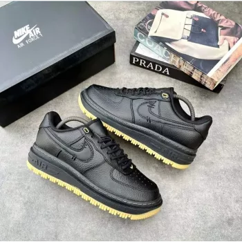 38 Nike Airforce 1 Luxe Black Gum 3500 3
