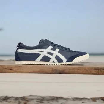 40 Onitsuka Tiger Mexico 66 Deluxe Nippon First Leather Navy Blue 4199 3