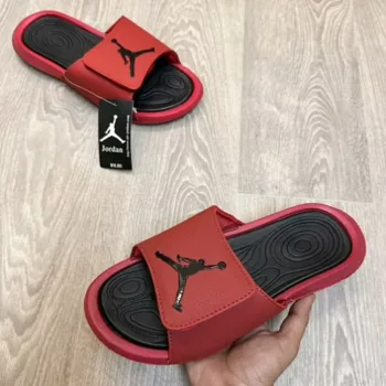 Air Jordan Hydro 6 Red Black Flip Flop