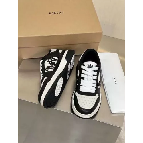 Amirii classic low top sneakers black white 3800 2