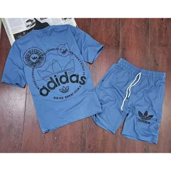 Adidas T-Shirt Shorts, Blue