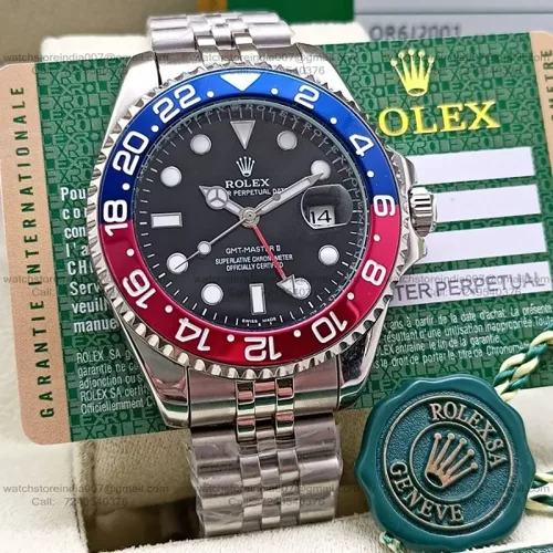 Rolex GMT Pepsi Edition Automatic Watch