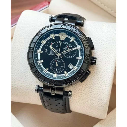 Versace Black Greca Watch