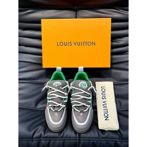 12 Louus Vuitton skate trainer grey green 2023 3899