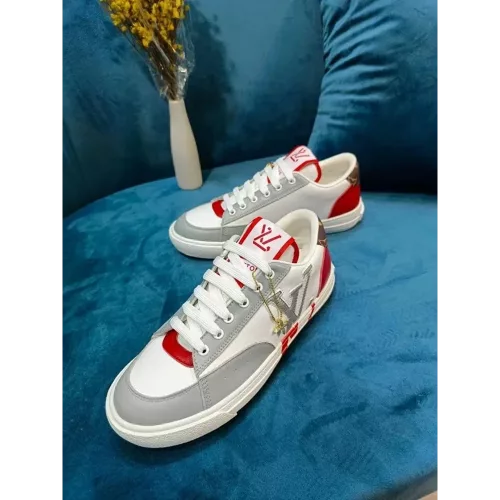 17 Louis Vuitton charlie sneaker white red 3899 1