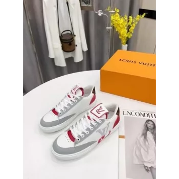 17 Louis Vuitton charlie sneaker white red 3899