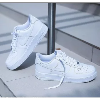 Nike Airforce 1 White Pure Leather